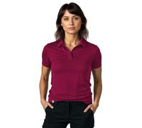 ALPIN LOACKER T Shirt en Laine mérinos pour Femme à Manches Courtes et Polo - Respirant - Séchage Rapide - pour Le Sport et la randonnée - T-Shirt et Haut Thermique, Polo Berry, S