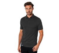 ALPIN LOACKER T Shirt Laine Mérinos pour Hommes de Randonnée en Tshirt Sport Manche Courte - Anti-Transpiration - Haut Thermique Respirant et Polo, Polo Gris XL