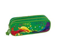 Alpin UA000139 Trousse fourre-tout avec double fermeture Éclair Multicolore 23 x 9,5 x 7 cm