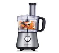 alpina 3in-1 Robot Culinaire 1L 600W Hachoir et Machine de Cuisine 2 Vitesses Ha