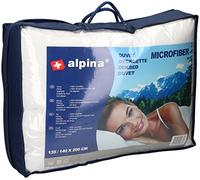 Alpina 871125202487 Deck Bette, Microfibre, Blanc, 200 x 135 x 3 cm