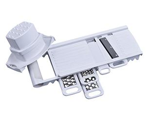 Alpina 871125295450 Râpe multifonction, acier inoxydable, blanc, 31,5 x 11 x 4,3 cm