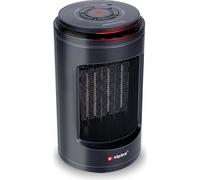 alpina Aérotherme électrique Portable et compact - air chaud et froid - minuterie - thermostat numérique - noir