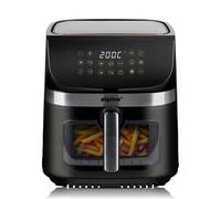 alpina Air Fryer 9L Airfryer XXL - Friteuse sans Huile avec Écran Digital - Minuterie et Température 60 à 200¿ - 8 Programmes de Cuisson et Fenêtre de Visualisation