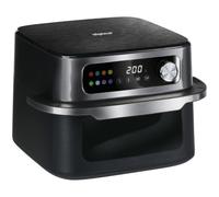 alpina Air Fryer XXL Friteuse à air chaud 10 l - Puissance de 1700 W - 8 programmes de cuisson - Écran numérique - Pour jusqu'à 1500 g de frites - Plage de température de 80 à 200 °C - Noir