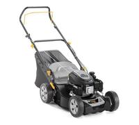 Alpina Tondeuse Thermique AL5 41 A, Largeur de Coupe 41 cm, Moteur 123 CC (1900 W) à Traction arrière, Jusqu'à 1000 m², Sac de récolte 60L, Hauteur de Coupe réglable en 6 Positions
