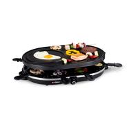 alpina Appareil à Raclette Grill - avec Poêles et Spatules - 1200W - 8 Personnes