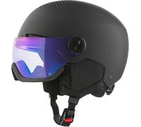 Alpina Arber Visor - Casque de Ski sûr et léger pour Adultes, avec visière Alpina de Haute qualité, Absorption optimale des Chocs, Black Matt, M (54-58)