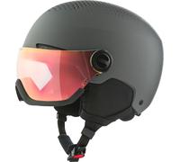 Alpina Arber Visor - Casque de Ski sûr et léger pour Adultes, avec visière Alpina de Haute qualité, Absorption optimale des Chocs, Coffee Grey, L (58-62)