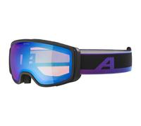 Alpina - Bivio Q-Lite S2 - Masque de ski - black / oil matt / quattroflex lite blue