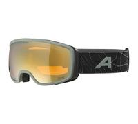Alpina - Bivio Q-Lite S2 - Masque de ski - willow green matt / quattroflex lite gold