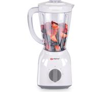 alpina Blender Mixer - Smoothie Maker - 1,5 litre - 400 watts - fonction turbo - récipient en plastique - blanc