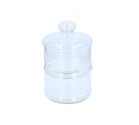 Alpina Boîte à Bonbons en Verre avec Couvercle, 2 Couches, 16cm Diamètre