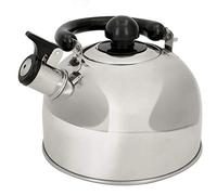 alpina Bouilloire - 1,8 L - Acier Inoxydable - Induction et Gaz - avec Flûte - Ø 19CM - Argent