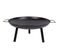 alpina Brasero Extérieur Ø60 cm Incinérateur de Jardin sur Pied - Facile à Transporter avec Poignées - Décoration Jardin et Terrasse Extérieurs - Acier Au Carbone