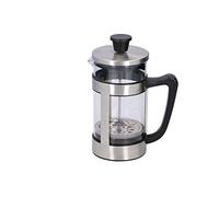 alpina Cafetière (environ 1 l) - Acier inoxydable - Argenté - 16,5 x 10 x 21,5 cm