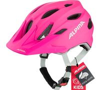 ALPINA Carapax Jr. Casque de vélo Jeunesse Unisexe, Rose Vif Mat, 51-56