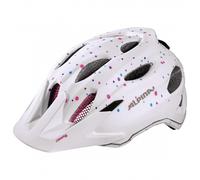 ALPINA Unisexe - Enfants, Carapax JR. Casque de vélo, White Polka Dots, 51-56 cm