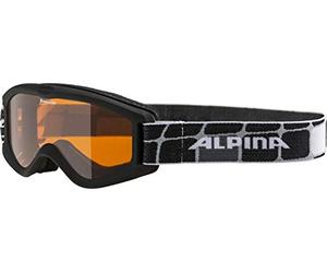 ALPINA CARVY 2.0 - Masque de ski antibuée, extrêmement robuste et incassable avec protection UV 100% pour enfants, black, one size