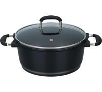 alpina Marmite Ø 24 Cm Induction/Gaz/Céramique - Poignées en Silicone - Lavable