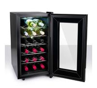 alpina Cave À Vin 50L - Mini Frigo pour 18 Bouteilles - Refroidisseur À Vin sans