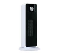 alpina Chauffage d¿Appoint Électrique 2000W ¿ Radiateur Soufflant Céramique Oscillant avec Poignée et Protection Antichute ¿ Pour Pièces jusqu¿à 20 m² ¿ 21x21x46 cm