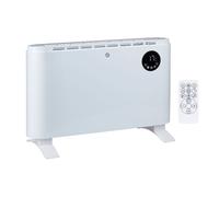 alpina Chauffage Electrique 2000W - Radiateur avec Thermostat Réglable et 3 Niveaux de Chaleur - Chauffage d'appoint Pose Libre ou Murale - Blanc