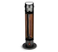 Alpina Chauffage Infrarouge 800w Pour Intérieur Et Extérieur Autoportant Noir
