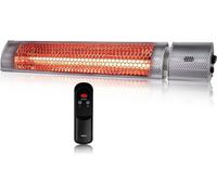 alpina Chauffage rayonnant Terrasse Électrique - Intérieur et extérieur - Infrarouge - Suspendu - avec télécommande - 2000W