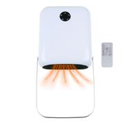 alpina Chauffage Salle de Bain électrique 750/2000W - Chauffage électrique avec 2 Niveaux de Chauffage et Minuterie 24 h - Chauffage étanche IP22 - Avec Télécommande et Protection Contre la Surchauffe