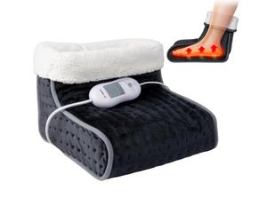 alpina Chauffe Pied - Chausson Chauffant Electrique - Pied Chauffant avec 3 Niveaux - Chaussons Chauffants - Bouillotte Pied - Pantoufle Chauffante - Bouillotte pour les Pieds