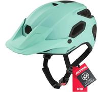 ALPINA COMOX - Widerstandsfähiger, Stoßabsorbierender & Anpassbarer Enduro Fahrradhelm Mit kurzem Schild Für Erwachsene