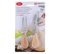 Alpina Couteau à fromage - Lot de 2