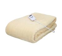 Couverture chauffante alpina Beige Polyester H2xl130xL180cm Beige
