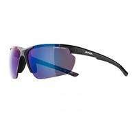 Alpina - Defey HR Ceramic Mirror Cat 3 - Lunettes vélo - black / blue mirror