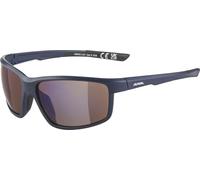 ALPINA DEFEY - Lunettes de cyclisme et de sport miroir et incassables avec protection UV 100% pour adultes, bleu miracle mat
