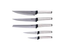 Alpina, ensemble de 5 couteaux de cuisine professionnels en acier inoxydable