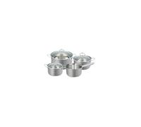Alpina Ensemble de casseroles 4 poêles avec 3 couvercles