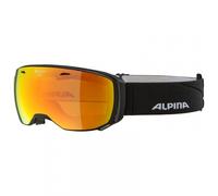 Alpina - Estetica HM S2 - Masque de ski - black matt / hicon mirror red spherical