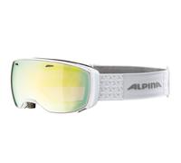 Alpina Estetica Qv Lunettes de Ski Neige Snowboard Blanc/Or
