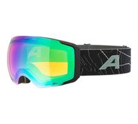 ALPINA FALERA MAG Q-LITE - masque de ski OTG avec verres miroités et amélioration des contrastes, système de verres interchangeables et protection UV 100%, pour adultes