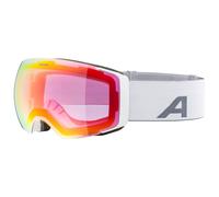 Alpina - Falera Mag Q Mirror S2 + S1 - Masque de ski - white matt / mirror red