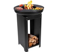 Brasero Barbecue Exterieur 61x90cm - Plancha Grill Teppanyaki - Charbon de Bois Jardin et Terrasse - Cuisine Extérieure