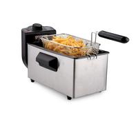 Alpina Friteuse électrique 3 L 2000 W Acier inoxydable avec thermostat
