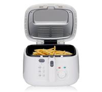 alpina Friteuse - Friteuse - 1800 Watt - 2,5 Litre - Jusqu'à 190ºC - Blanc