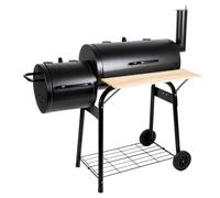 Alpina Fumoir Barbecue - Fumoir BBQ - avec Fumoir séparé - Cheminée réglable - 1