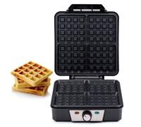 alpina Gaufrier pour Gaufres de Bruxelles Antiadhésif 4 Gaufres 1200 W