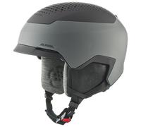 ALPINA Gems Casque de Ski Adulte Unisexe, Gris Nuit/Noir Mat, 51-55