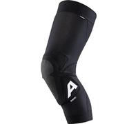 ALPINA Genouillères Flow PAD - Genouillères légères, stables et lavables avec protège-genoux pour votre vélo comme emballage, noir, M/L
