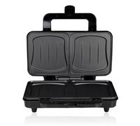 alpina Grille Pain XL - 900 Watt - Antiadhésif - Inox/ Noir